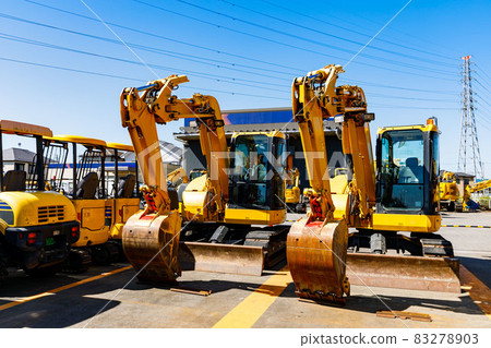 Construction vehicle heavy equipment backhoe Construction vehicle heavy equipment backhoe 83278903