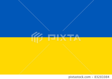 National Flag Ukraine - vector, National Flag Ukraine - vector, 83281084
