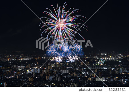 [愛知縣]名古屋港的煙火大會和名古屋的夜景 83283281