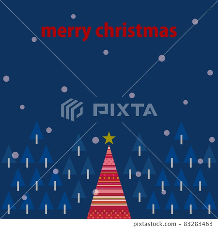 Merry Christmas Christmas tree 83283463