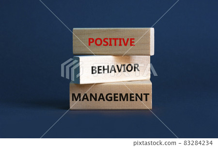 Positive behavior management symbol. Concept words Positive behavior management on blocks on a beautiful grey background. Business, psychological, Positive behavior management concept. Copy space. Positive behavior management symbol. Concept words Positive behavior management on blocks on a beautiful grey background. Business, psychological, Positive behavior management concept. Copy space. 83284234