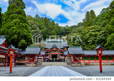 Kirishima Shrine main hall Kirishima Shrine main hall 83284384