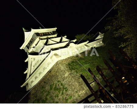 Bamboo lights of Kokura Castle 83286775