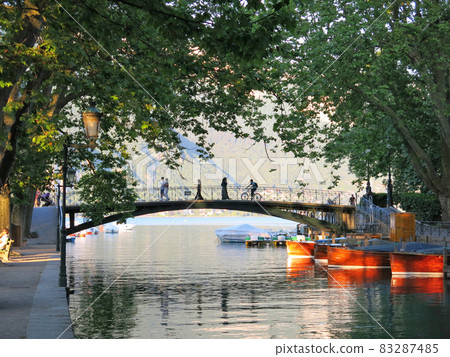 A Bridge For Lovers, Annecy, Haute-Savoie, France 83287485