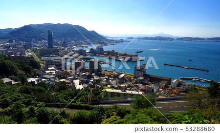 Moji city from the second observatory of Mekari Park 1 Moji city from the second observatory of Mekari Park 1 83288680