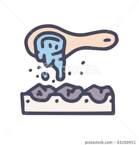 sauna pouring water color vector doodle simple icon sauna pouring water color vector doodle simple icon 83288951
