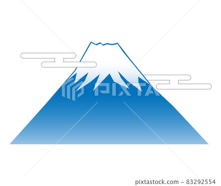 富士山與雲 83292554