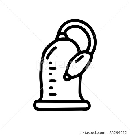 vacuum pump toy line vector doodle simple icon 83294912