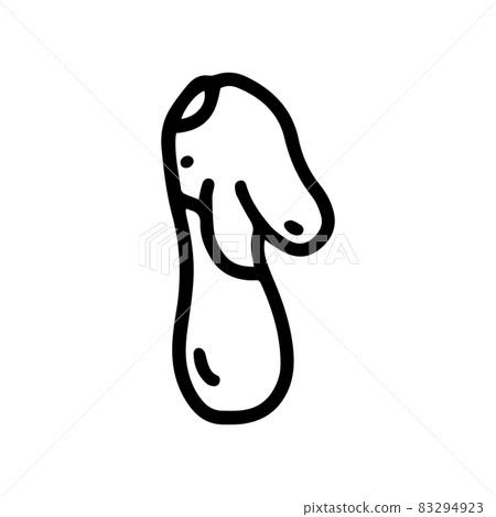 clitoral vibrator line vector doodle simple icon clitoral vibrator line vector doodle simple icon 83294923