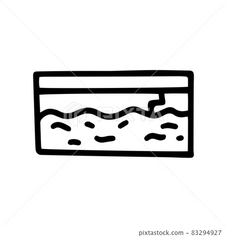 pool line vector doodle simple icon design pool line vector doodle simple icon design 83294927