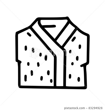 bathrobe line vector doodle simple icon design bathrobe line vector doodle simple icon design 83294928