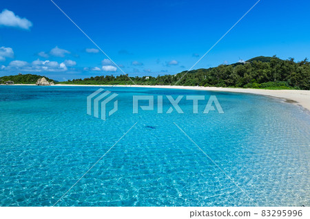 Okinawa Kerama Aharen Beach with beautiful sandy beach 83295996