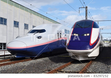 E4 series and E3 series 2000 series that stop at the depot 83297232