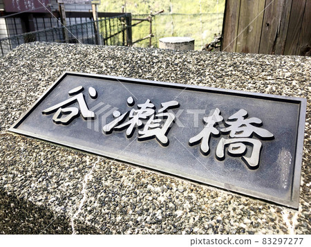 Image of Tanize Suspension Bridge Signboard / Information Image of Tanize Suspension Bridge Signboard / Information 83297277