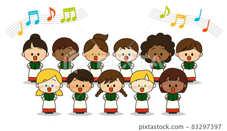 Children chorusing Children chorusing 83297397