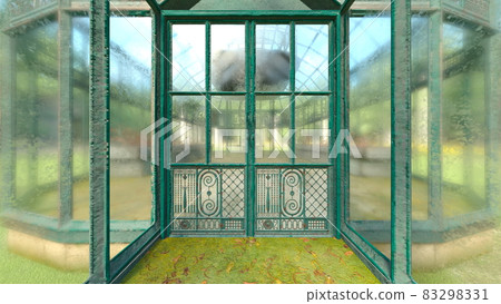 Garden with garden room 83298331
