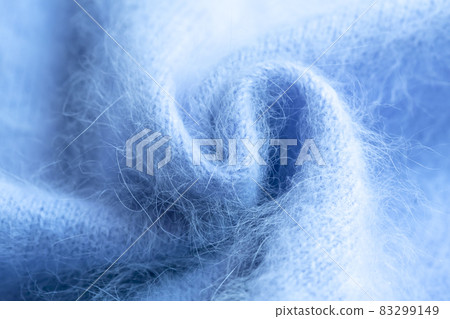 Blue (light blue) fluffy angora knit texture pattern Blue (light blue) fluffy angora knit texture pattern 83299149