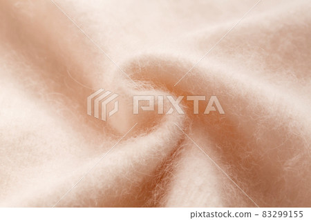 Pastel light orange pink fluffy angora knit texture pattern 83299155