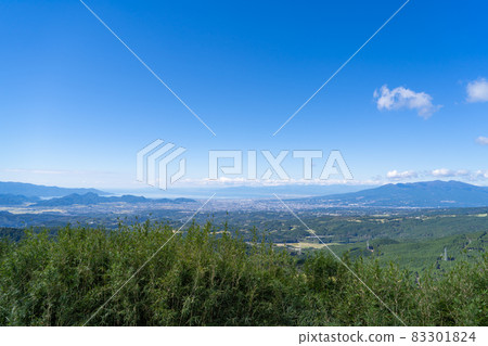 Scenery seen from Jukkokutoge (toward Sagami Bay) 83301824