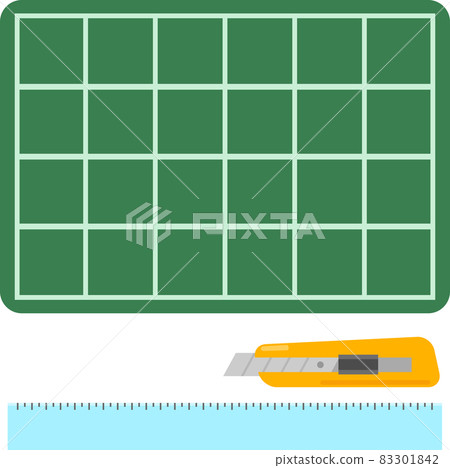 切刀、切刀墊和尺子 83301842
