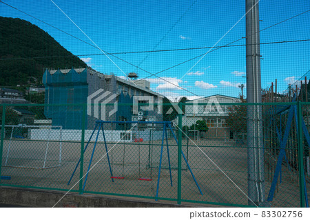 [Closed school] Schoolyard of Tsuneishi Elementary School in Fukuyama City, Hiroshima Prefecture Fukuyama City, Hiroshima Prefecture 83302756