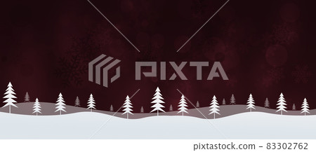 white xmas hills and trees decoration white xmas hills and trees decoration 83302762
