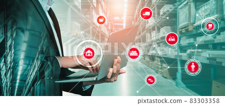 Smart warehouse management system with innovative internet of things technology 83303358