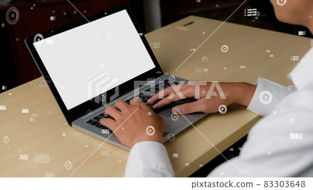 Conceptual business dashboard for financial data analysis Conceptual business dashboard for financial data analysis 83303648