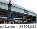 Nihonbashi and guardian dog elephant 83308888