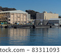 Maritime Self-Defense Force Soryu-type submarine anchored at the U.S. military Yokosuka base 83311093