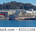 Barracks ship APL-40 moored at U.S. military Yokosuka base 83311108