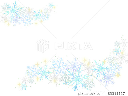 雪花背景淡藍色 雪花背景淡藍色 83311117