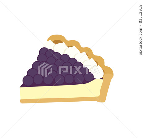 Cake illustration, no ruled lines, solid 83312918