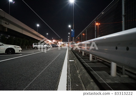 Oi PA on the Metropolitan Expressway Bayshore Line at night 83313222