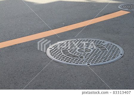 Sludge pumping pipe from Imafuku sewage treatment plant to discharged sewage treatment plant 83313407