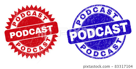 PODCAST Round and Rosette Stamp Seals with Corroded Style PODCAST Round and Rosette Stamp Seals with Corroded Style 83317104