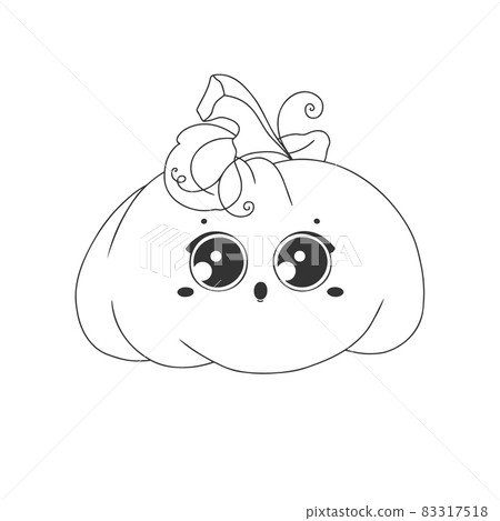 Pumpkin with a smiling face. Halloween pumpkin. Happy Halloween Vector illustration Pumpkin with a smiling face. Halloween pumpkin. Happy Halloween Vector illustration 83317518