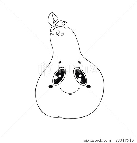 Pumpkin with a smiling face. Halloween pumpkin. Happy Halloween Vector illustration Pumpkin with a smiling face. Halloween pumpkin. Happy Halloween Vector illustration 83317519