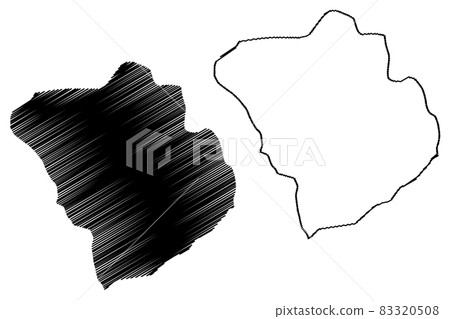 Demir Hisar Municipality (Republic of North Macedonia, Pelagonia Statistical Region) map vector illustration, scribble sketch Demir Hisar map Demir Hisar Municipality (Republic of North Macedonia, Pelagonia Statistical Region) map vector illustration, scribble sketch Demir Hisar map 83320508
