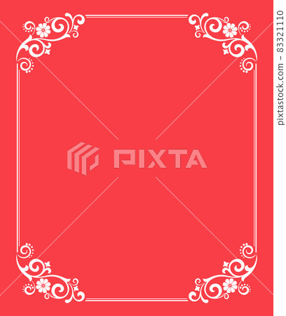 Decorative frame Elegant element for design Decorative frame Elegant element for design 83321110