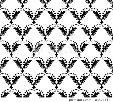 Wallpaper in the style of Baroque. Seamless background. Wallpaper in the style of Baroque. Seamless background. 83321112