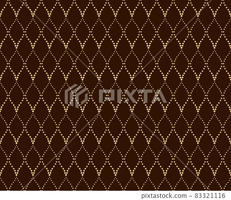 The geometric pattern with wavy lines, points. Seamless The geometric pattern with wavy lines, points. Seamless 83321116