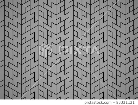 The geometric pattern with lines. Seamless background. Black and gray texture. Graphic modern pattern. Simple lattice graphic design 83321121