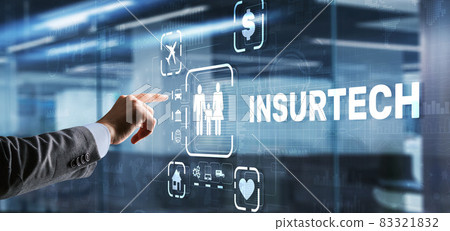 Family car and home travel insurance concept on virtual screen 83321832