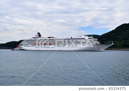 Cruise liner "Asuka II" that has begun to take sufficient measures to prevent infection 83324375