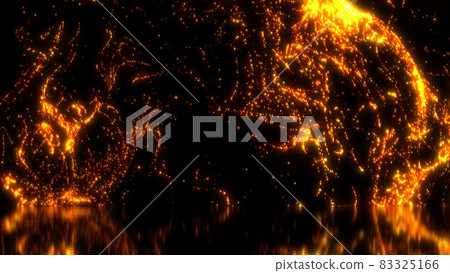 A golden shimmering aura like a silky liquid A golden shimmering aura like a silky liquid 83325166