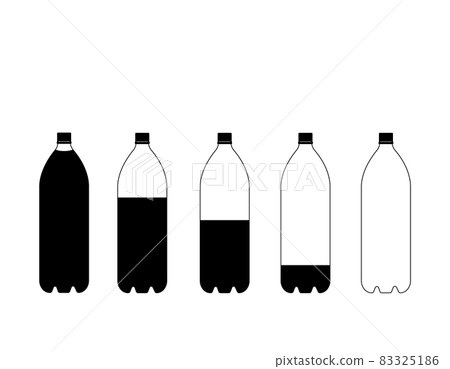 Water PET bottle amount vector illustration Water PET bottle amount vector illustration 83325186