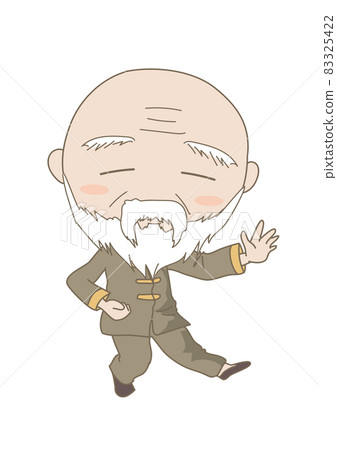 Tai Chi, an old man posing Tai Chi, an old man posing 83325422