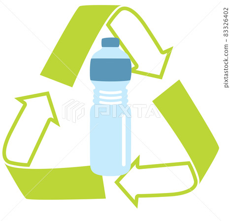 鼓勵回收 PET 瓶的圖標標誌 鼓勵回收 PET 瓶的圖標標誌 83326402