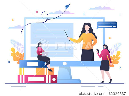 Video Tutorials Background Vector Illustration.... - Stock Illustration ...